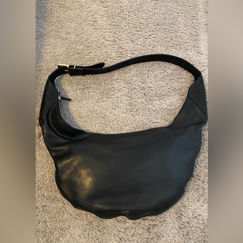 Khaite August Leather Crossbody Bag